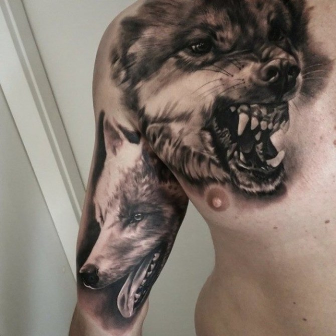 Wolf tattoos