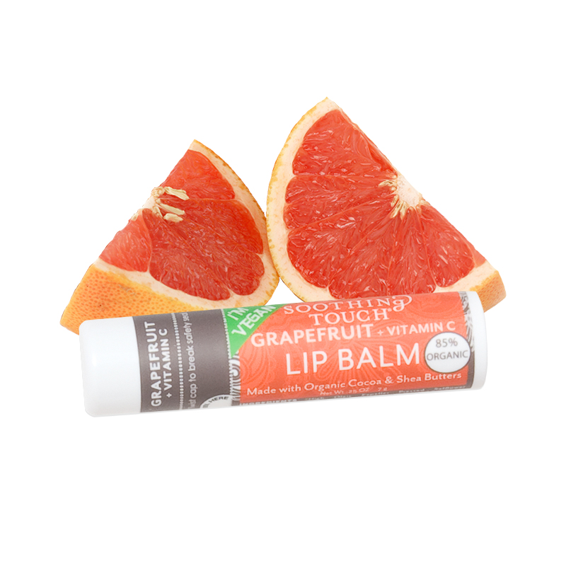 Grapefruit and orange lip balm