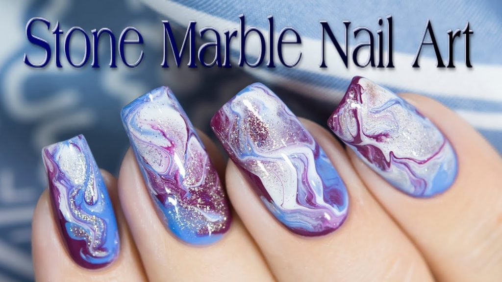 1. Marble Nail Art Designs - wide 2