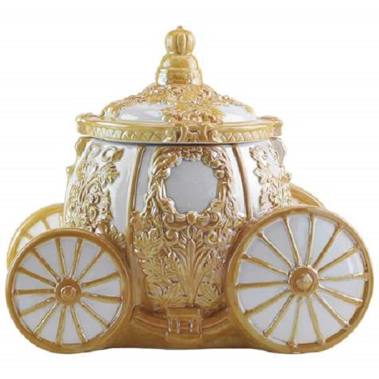 Cinderella’s Carriage Ceramic Cookie Jar