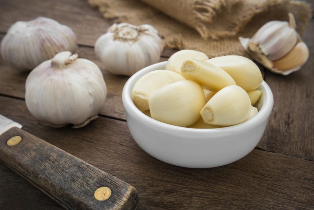 Garlic tips