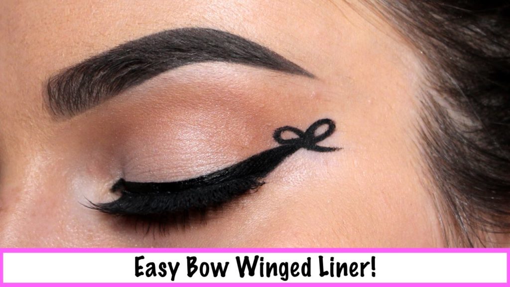 Bow eyeliner