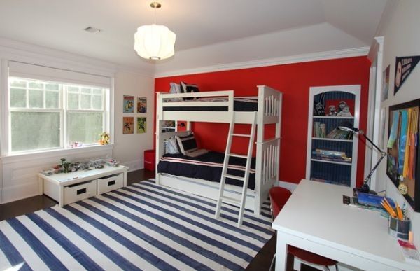 Red, White, and Blue Paint colors for walls