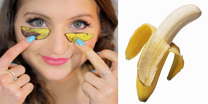 Banana peel uses Dark circles