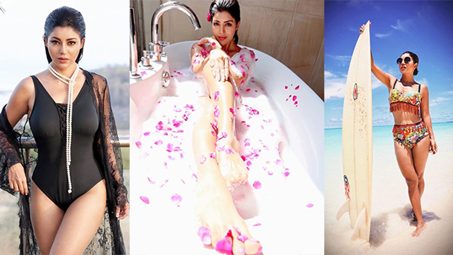 TV actress Debina Bonnerjee Gives bold poses in the bathtub