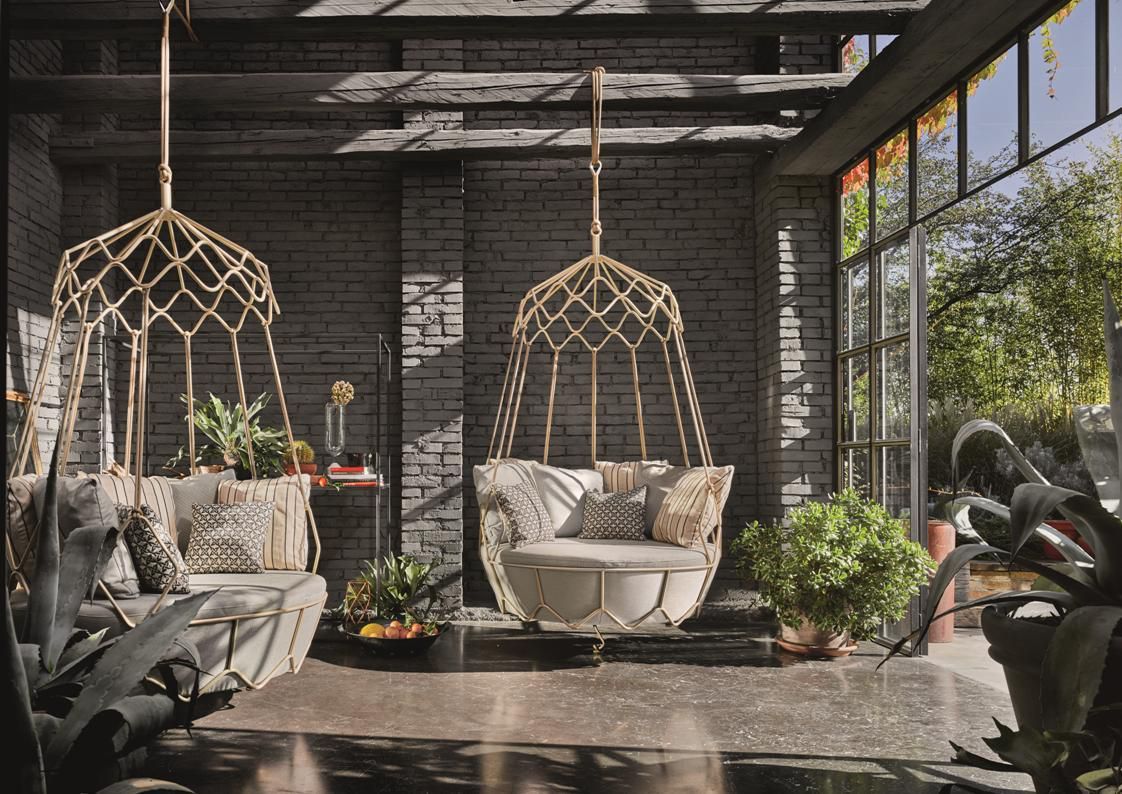 Give the house a new and attractive look with swings