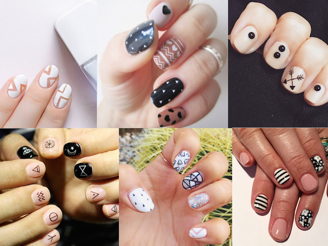 You can also Try Trendy Graphic Nail Art in lockdown period