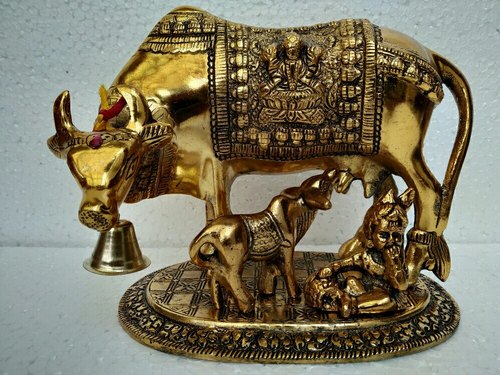 Cow with laddu gopal