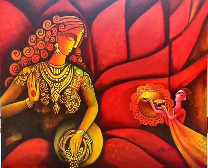 goddess lakshmi paintings