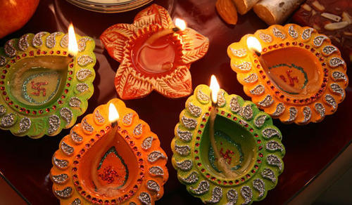 Colorful Diya