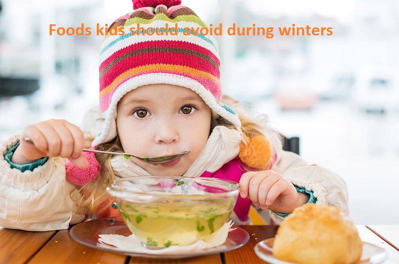 Never feed kids in wintry weather, these things can be troublesome