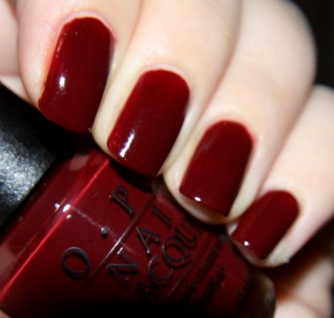 cherry red nail polish