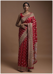 Red Silk Saree