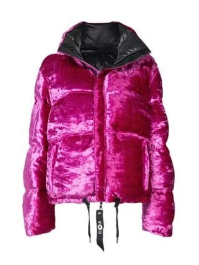 Ariana Grande 7 Rings Pink Puffer Coat