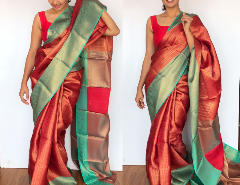 Nine yards of elegance- Kora Silk Sarees