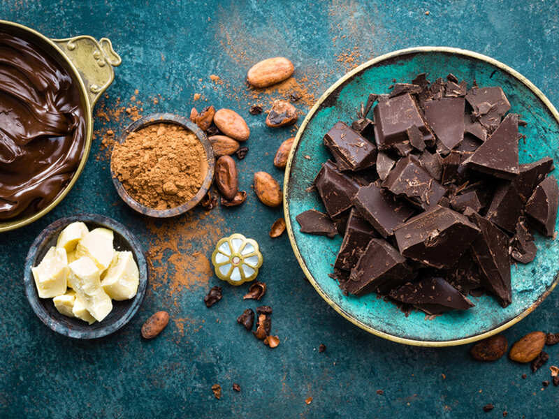 Even a small amount of dark chocolate can be beneficial to your health