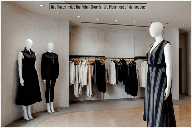 Hot spot for mannequins to improve interior