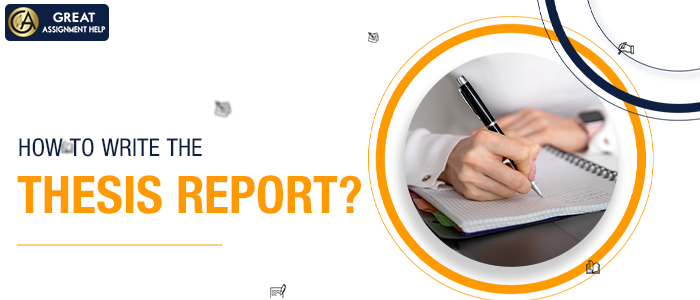 How to write the thesis report?