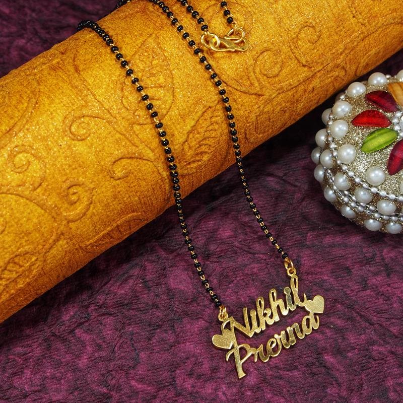 Customized name mangalsutra