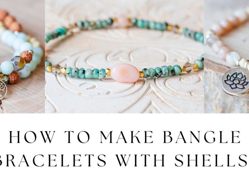 How to Make Bangle Bracelets With Shells