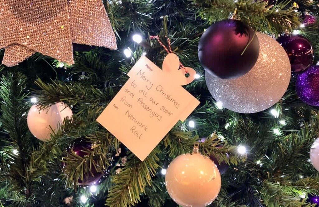 Message from the Christmas tree