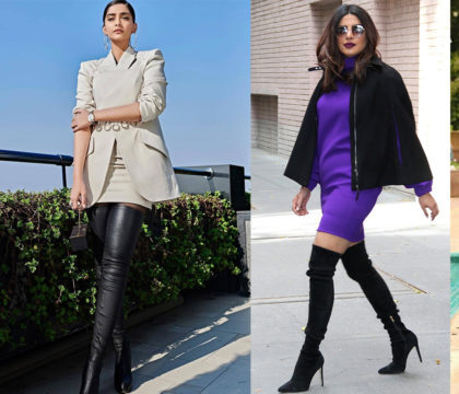 Thigh-high boots trend