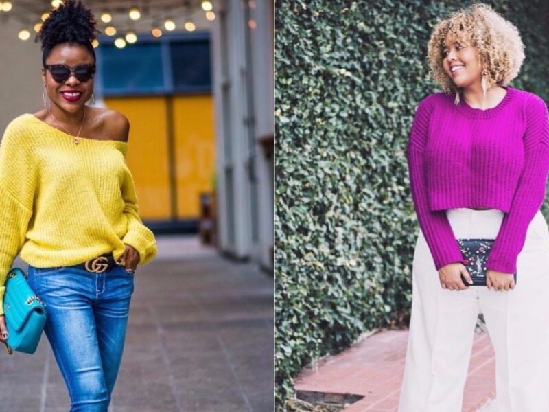 Winter Fashion Tips:  How to style one sweater in 5 different ways