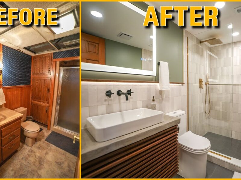You can renovate the bathroom with household items without spending, see the method here